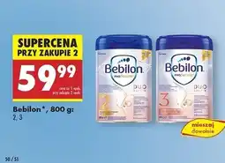Biedronka Mleko 3 Bebilon Profutura oferta