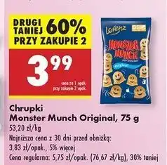 Biedronka Chrupki original Lorenz Monster Munch oferta