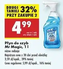 Biedronka Płyn do mycia szyb Mr Magic oferta