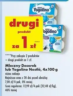Biedronka Deserek malinowy Nestle Yogolino (Jogolino) oferta