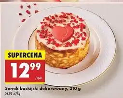 Biedronka Sernik baskijski dekorowany oferta