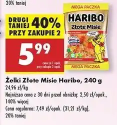 Biedronka Żelki Haribo Złote Misie oferta
