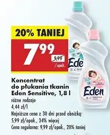 Biedronka Koncentrat do płukania delicate Eden Sensitive oferta
