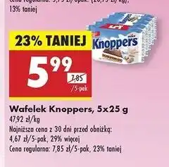 Biedronka Wafelek Knoppers oferta