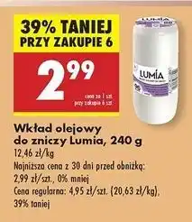 Biedronka Wkład olejowy do zniczy 240 g 96 h Lumia oferta