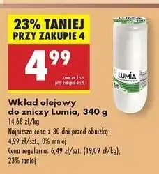 Biedronka Wkład olejowy do zniczy 340 g 120 h Lumia oferta