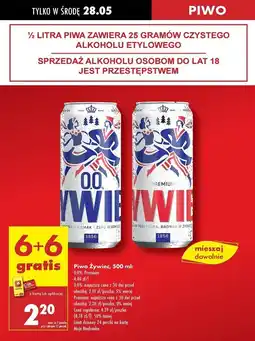 Biedronka Piwo Żywiec Bezalkoholowe oferta