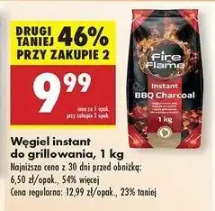 Biedronka Węgiel instant Fire & Flame oferta