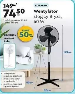 Biedronka Wentylator stojący esf-400 Extralink oferta