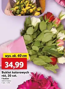 Lidl Bukiet róż 40 cm oferta