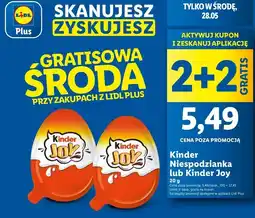 Lidl Jajko z niespodzianką Kinder Joy oferta