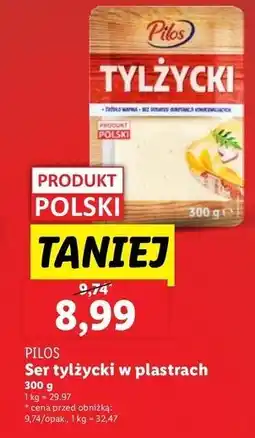 Lidl Ser tylżycki Pilos oferta
