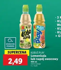Lidl Napój jabłko brzoskwinia Kubuś Play! oferta