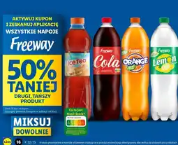 Lidl Napój gazowany lemon Freeway oferta