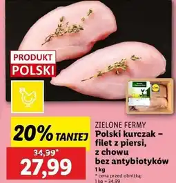 Lidl Filet z piersi kurczaka Kurczak Z Zielonych Ferm oferta