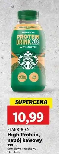 Lidl Napój caramel hazelnut Starbucks oferta
