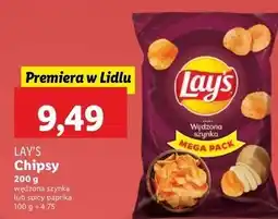 Lidl Chipsy wędona szynka Lay's oferta