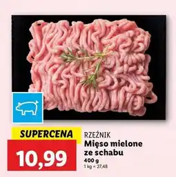 Lidl Mięso mielone ze schabu Rzeźnik Codzienna Dostawa oferta