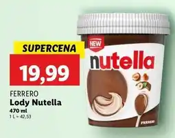 Lidl Lód Nutella oferta