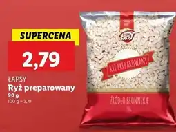 Lidl Ryż preparowany naturalny Łapsy oferta