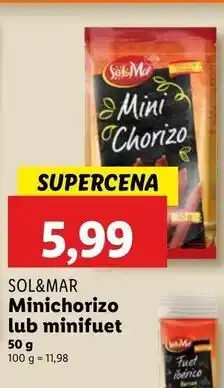 Lidl Minichorizo Sol&Mar oferta