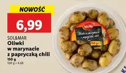 Lidl Oliwki zielone pikantne Sol&Mar oferta