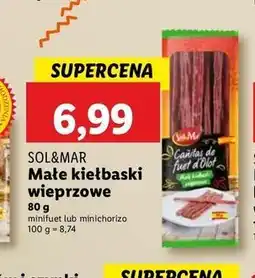 Lidl Minichorizo Sol&Mar oferta