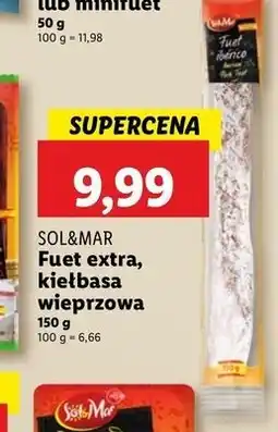 Lidl Kiełbasa fuet Sol&Mar oferta