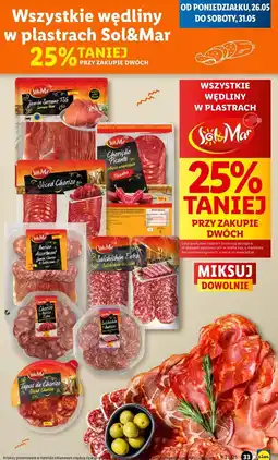 Lidl Tapas jamon serrano + gran reserva chorizo Sol&Mar oferta