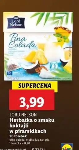 Lidl Herbata sangria Lord Nelson oferta