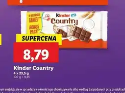 Lidl Baton Kinder Country oferta