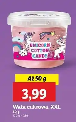Lidl Wata cukrowa unicorn oferta