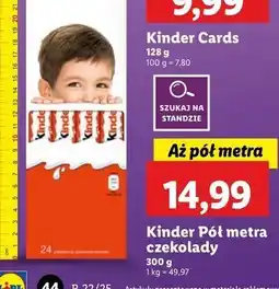 Lidl Czekoladki Kinder Chocolate oferta