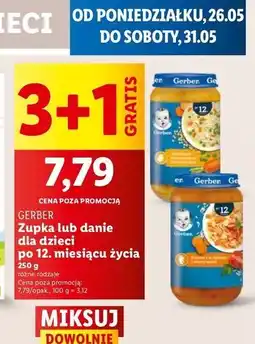 Lidl Kluseczki z indykiem i warzywami Gerber Junior oferta