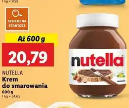 Lidl Krem czekoladowo-orzechowy Nutella oferta
