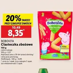 Lidl Ciastka pszenno-orkiszowe peppa pig Bobovita oferta
