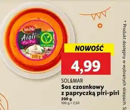 Lidl Krem czosnkowy aioli Sol&Mar oferta