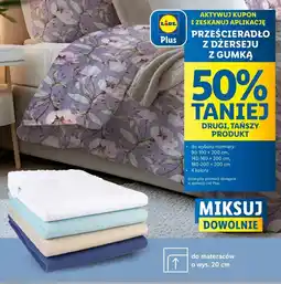 Lidl Prześcieradło z dżerseju z gumką oferta