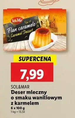 Lidl Flan karmelowy Sol&Mar oferta