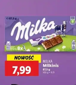 Lidl Czekoladki Milka Milkinis oferta