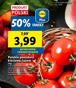 Lidl Pomidory kiściowe polska oferta