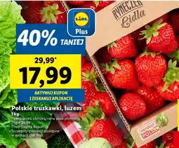 Lidl Truskawki oferta