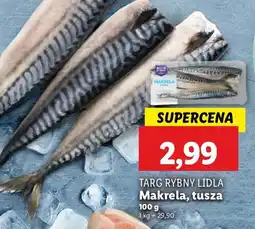 Lidl Makrela - tusza Rybny targ lidla oferta