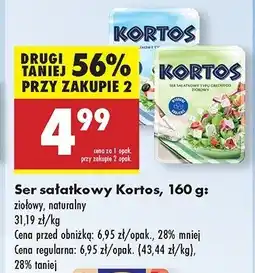 Biedronka Kortos ser sałatkowy ziołowy Turek naturek Turek 123 oferta