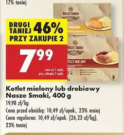 Biedronka Kotlet drobiowy z marchewką i groszkiem i puree ziemniaczanym Nasze smaki oferta