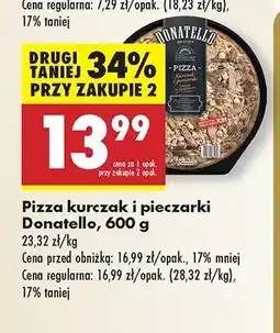 Biedronka Pizza kurczak i pieczarki Donatello pizza oferta