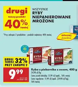 Biedronka Ryba z piekarnika z sosem włoskim Family fish oferta