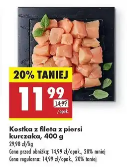 Biedronka Kostka z fileta z piersi kurczaka oferta