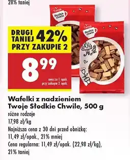Biedronka Wafle czekoladowe Twoje słodkie chwile oferta