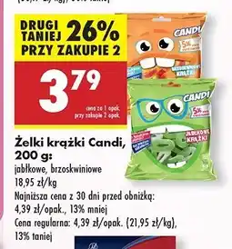 Biedronka Żelki brzoskwiniowe Candi oferta